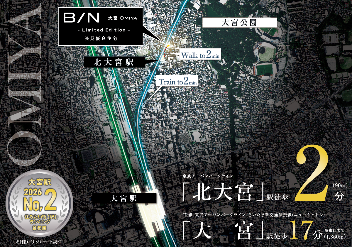 ※掲載の写真は国土地理院ウェブサイト(https://www.gsi.go.jp/)出典のものに、一部CG加工したもので実際とは多少異なります。※分数・距離は、すべて街区内の最も遠い号棟を起点に計測したものです。※徒歩での所要時間は80m=1分の概算です。