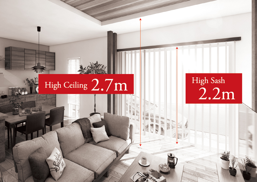 ハイシーリング・ハイサッシ